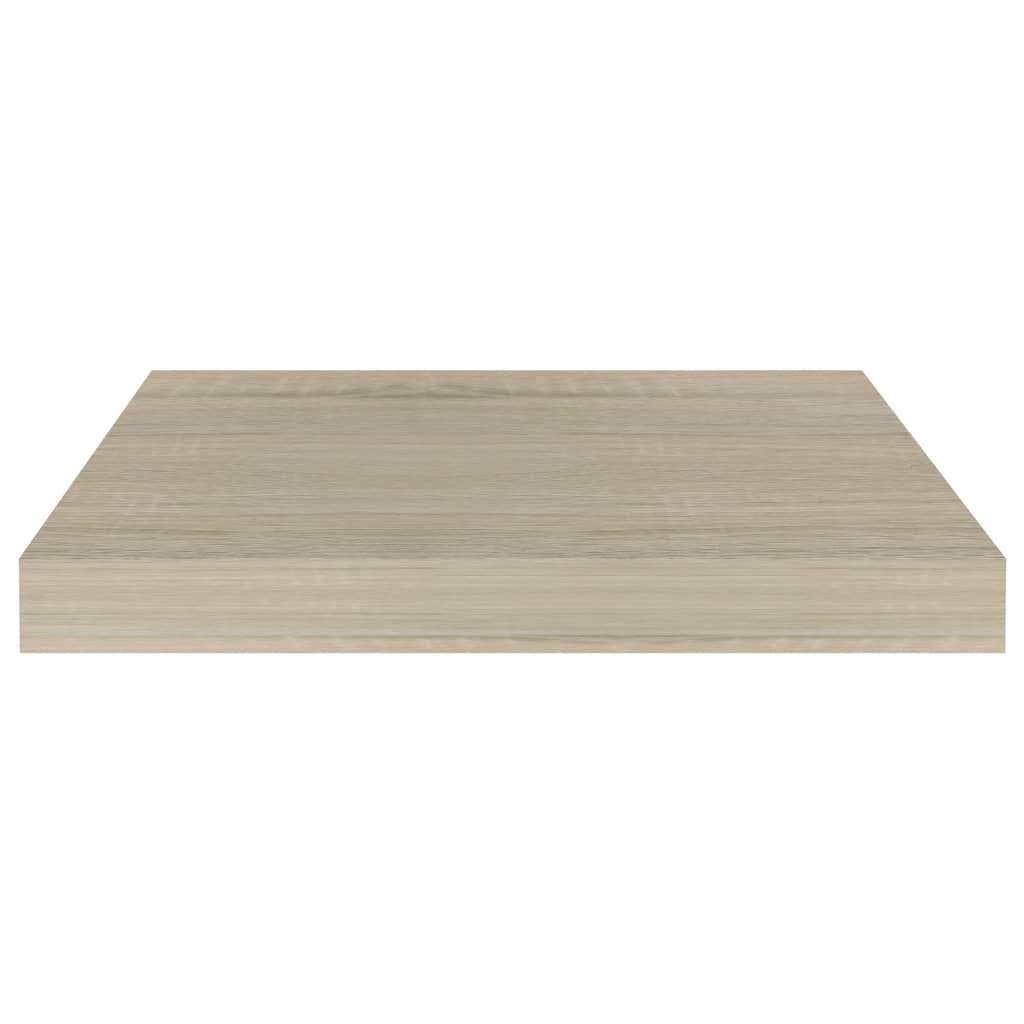 Schwebende Wandregale 4 Stk. Eichefarben 40x23x3,8cm MDF