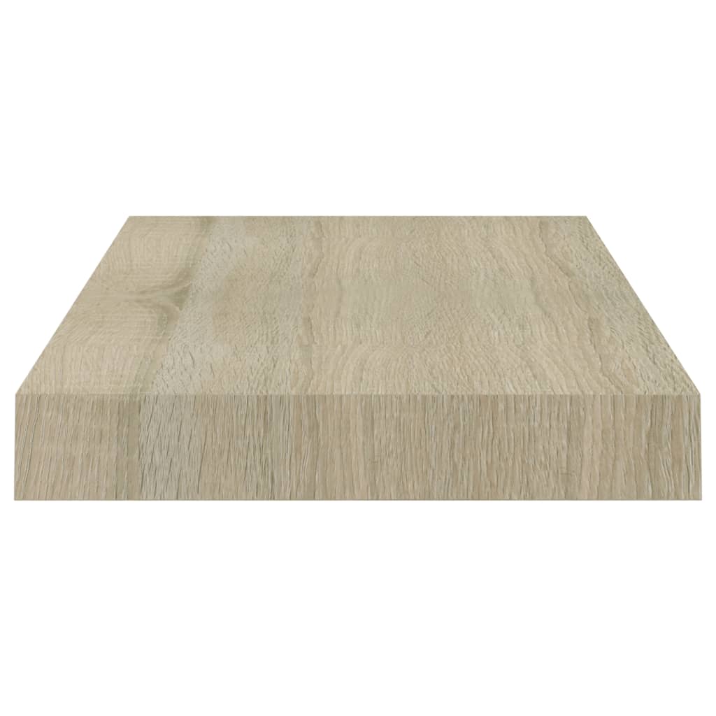 Schwebende Wandregale 4 Stk. Eichefarben 40x23x3,8cm MDF