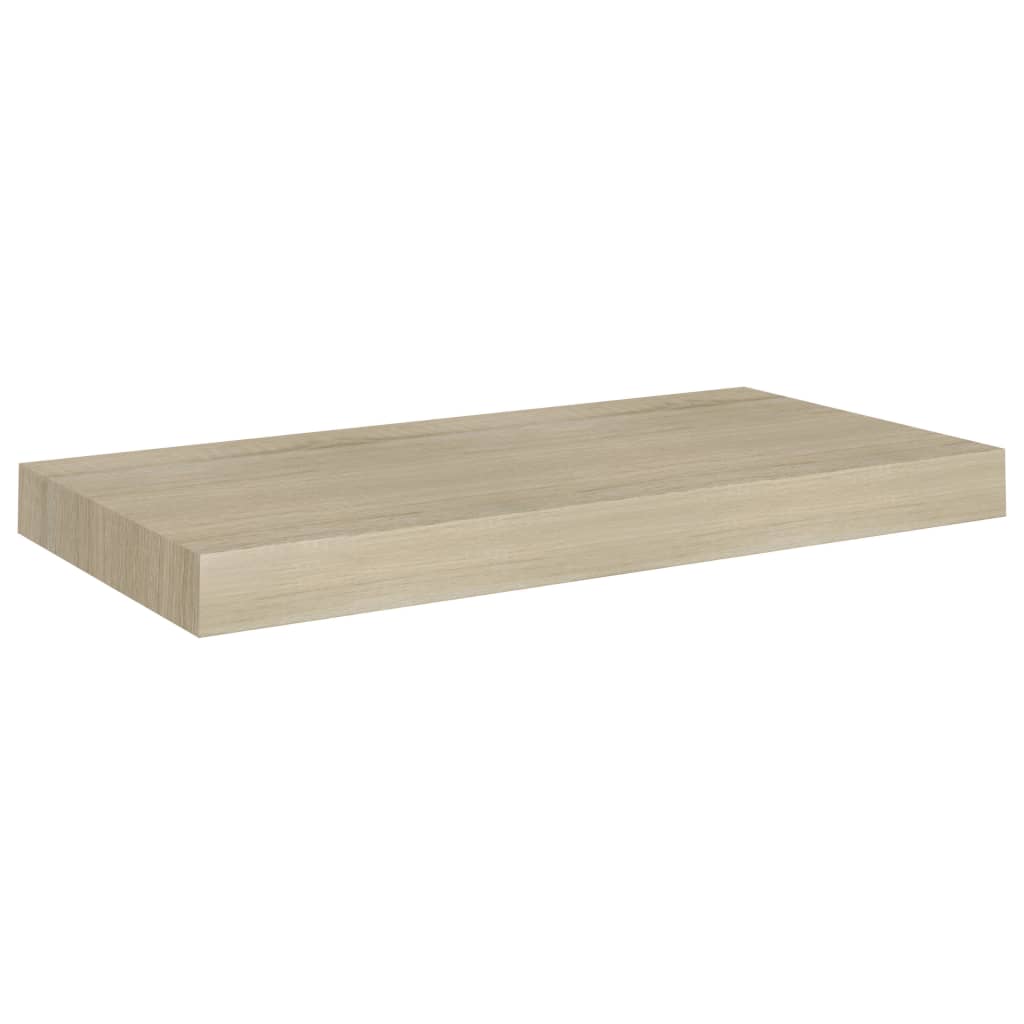 Schwebende Wandregale 2 Stk. Eichefarben 50x23x3,8cm MDF