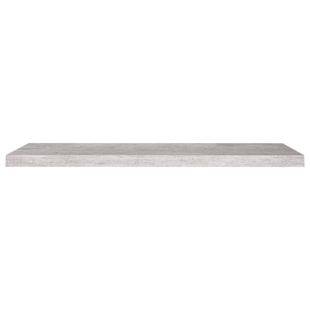 Schweberegale 4 Stk. Betongrau 90x23,5x3,8 cm MDF