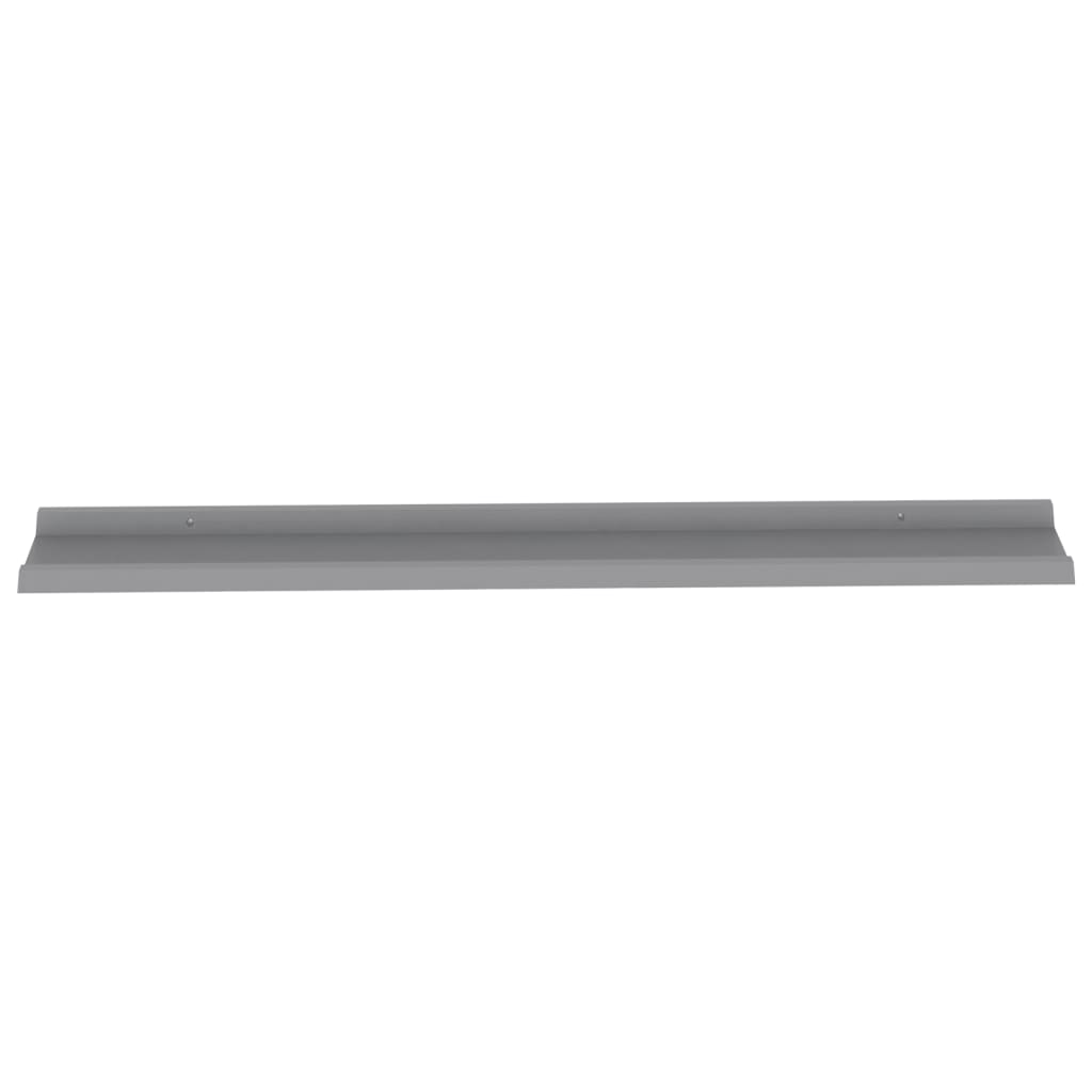 Wandregale 2 Stk. Grau 115x9x3 cm