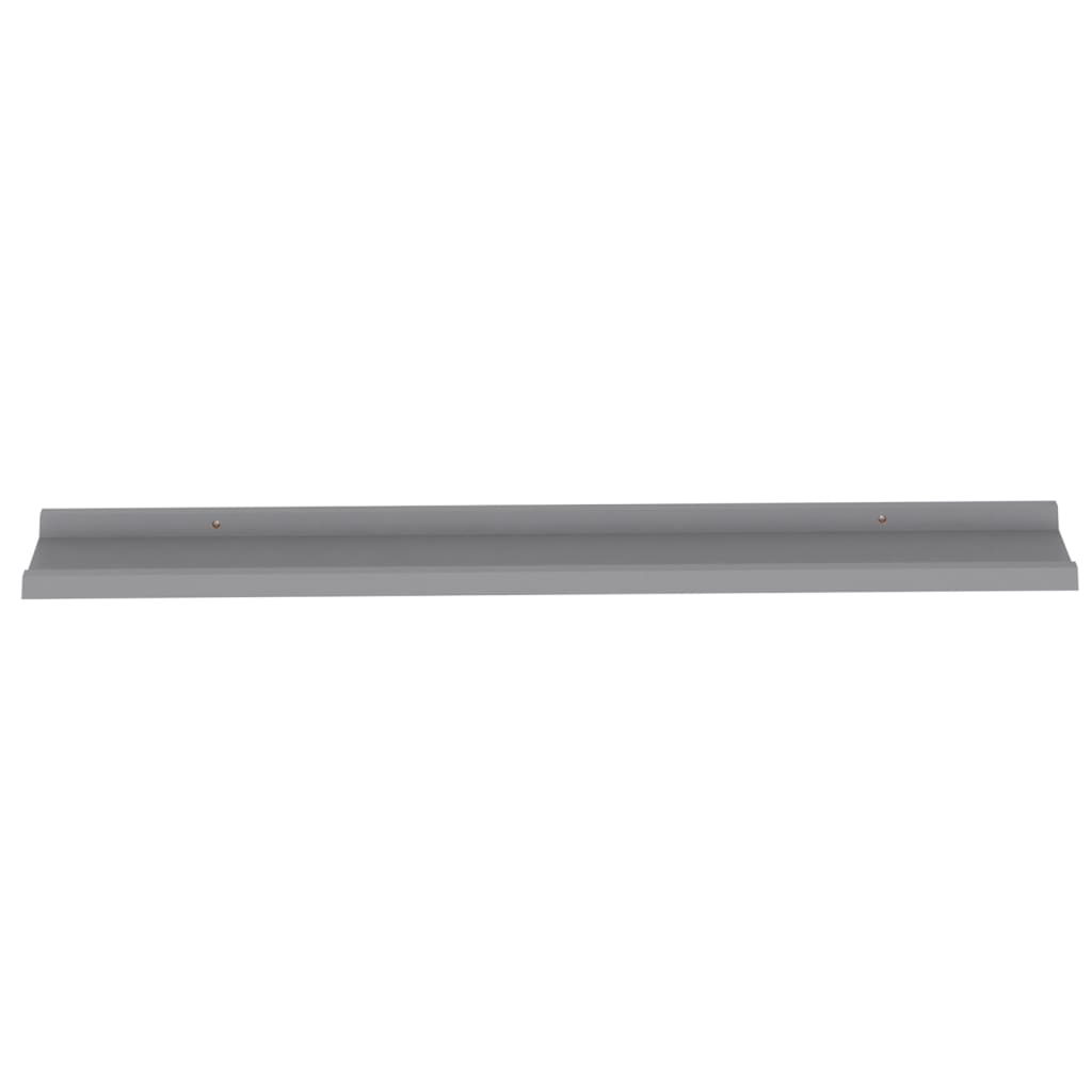 Wandregale 4 Stk. Grau 100x9x3 cm