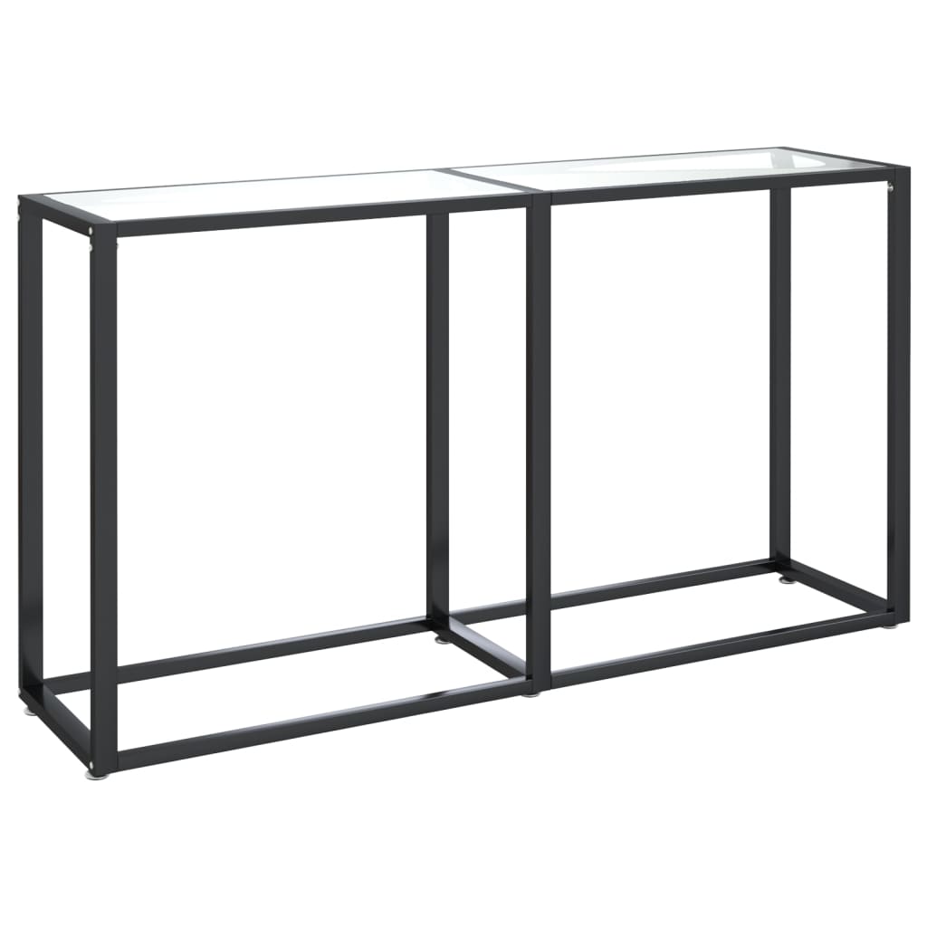 Konsolentisch Transparent 140x35x75,5 cm Hartglas