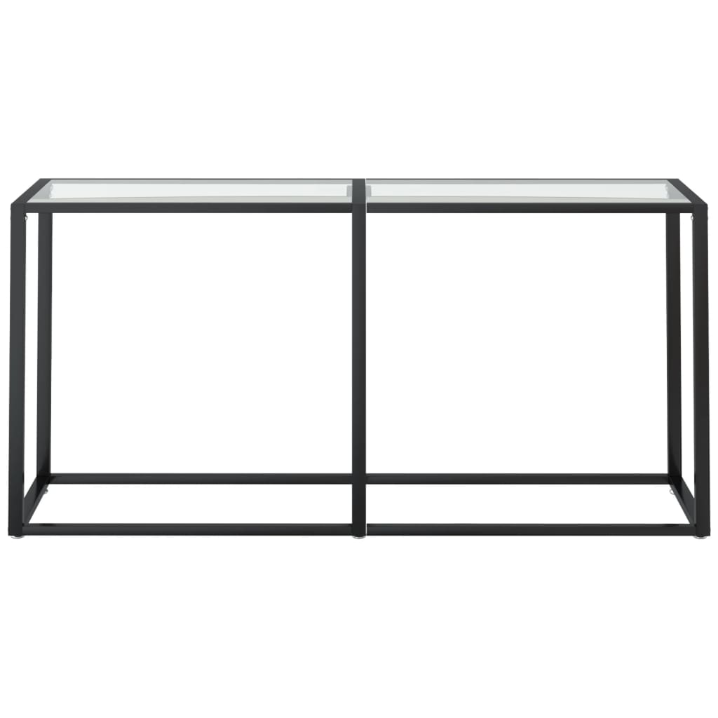 Konsolentisch Transparent 160x35x75,5 cm Hartglas