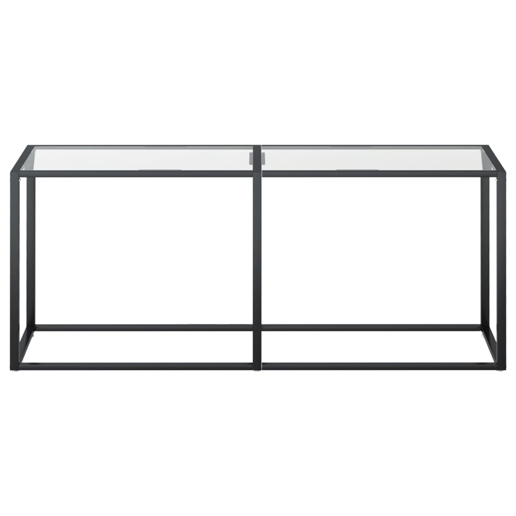 Konsolentisch Transparent 180x35x75,5 cm Hartglas