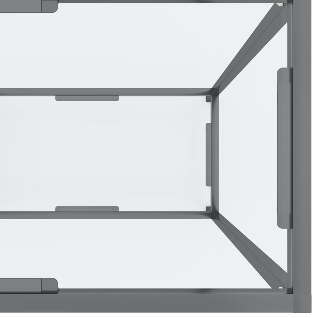 Konsolentisch Transparent 140x35x75,5 cm Hartglas