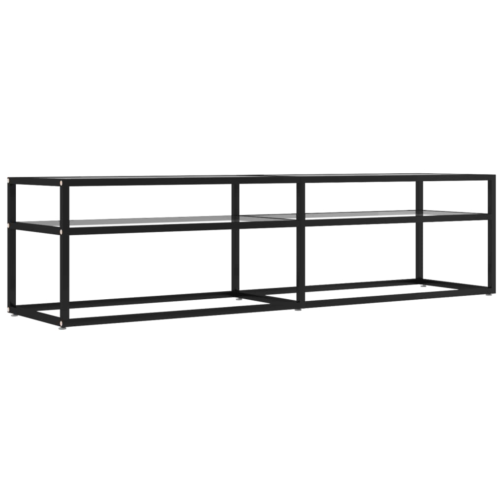 TV-Schrank Transparent 160x40x40,5 cm Hartglas