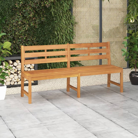 Gartenbank 180 cm Massivholz Teak