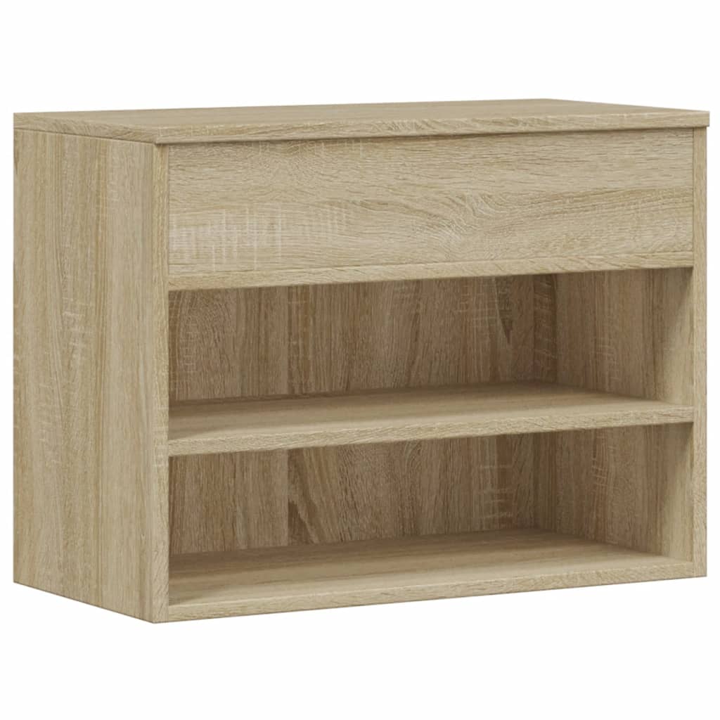 Schuhbank Sonoma-Eiche 60x30x45 cm Holzwerkstoff