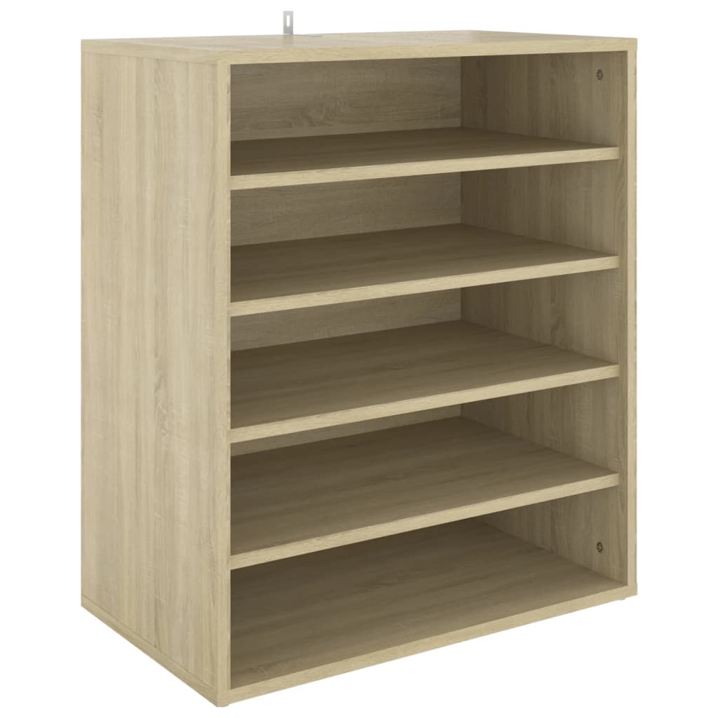 Schuhschrank Sonoma-Eiche 60x35x70 cm Holzwerkstoff