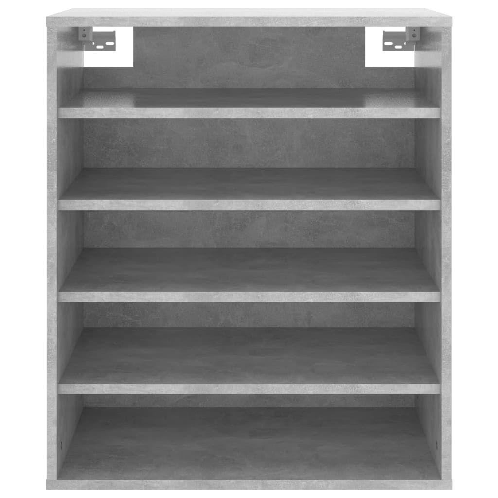 Schuhschrank Betongrau 60x35x70 cm Holzwerkstoff