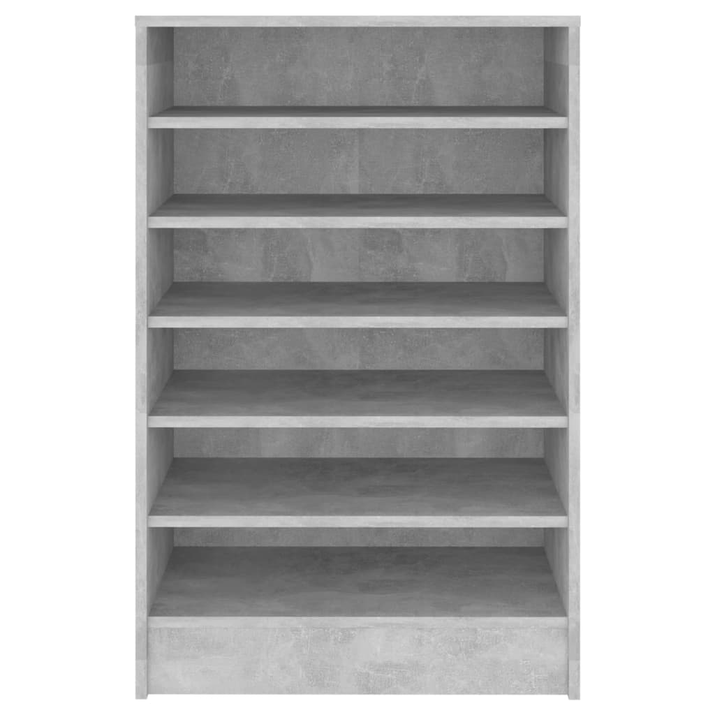 Schuhschrank Betongrau 60x35x92 cm Holzwerkstoff