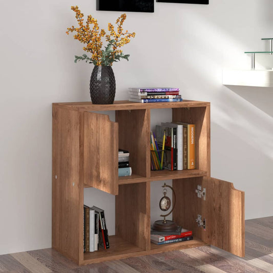 Bücherregal Braun Eichen-Optik 60x27,5x59,5 cm Holzwerkstoff