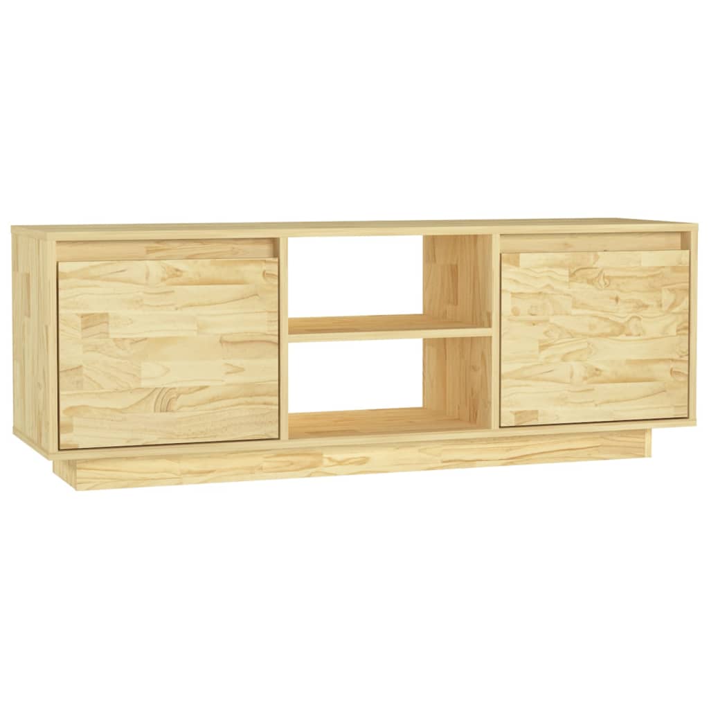 TV-Schrank 110x30x40 cm Massivholz Kiefer