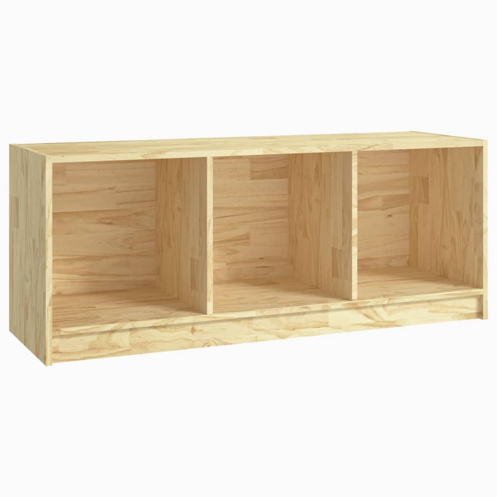 TV-Schrank 104x33x41 cm Massivholz Kiefer