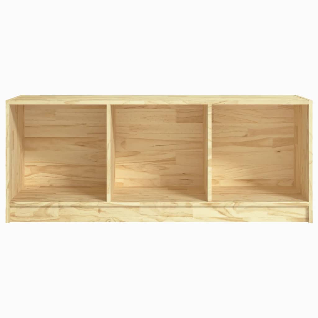 TV-Schrank 104x33x41 cm Massivholz Kiefer