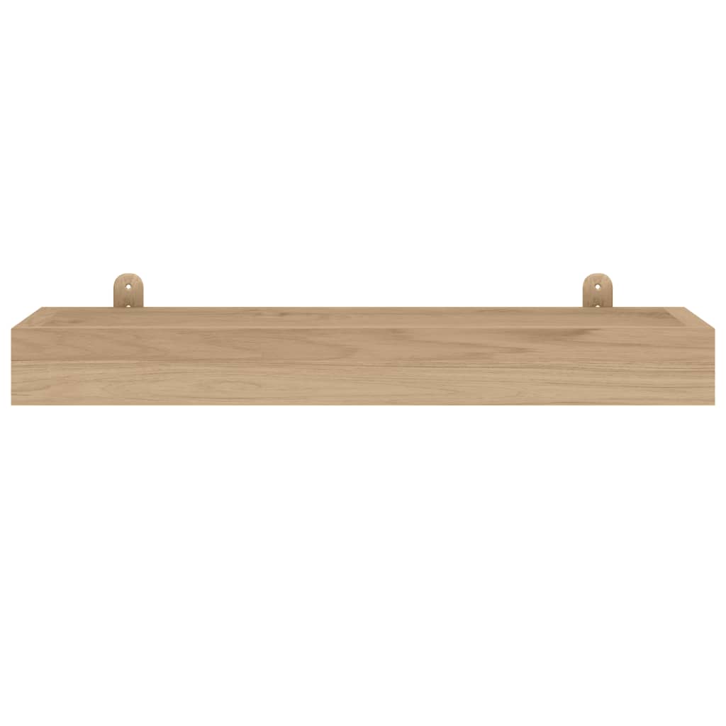 Wandregale 2 Stk. 60x15x4 cm Massivholz Teak