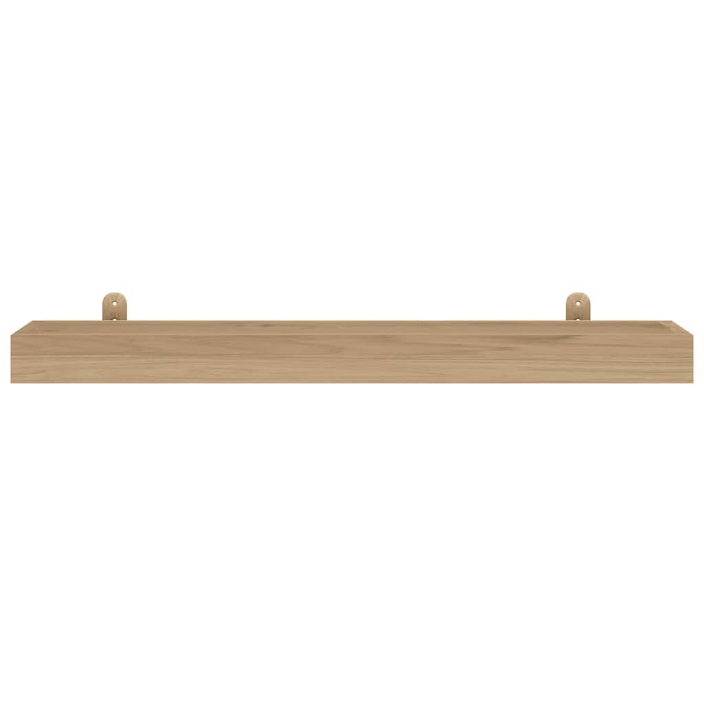 Wandregale 2 Stk. 90x15x4 cm Massivholz Teak