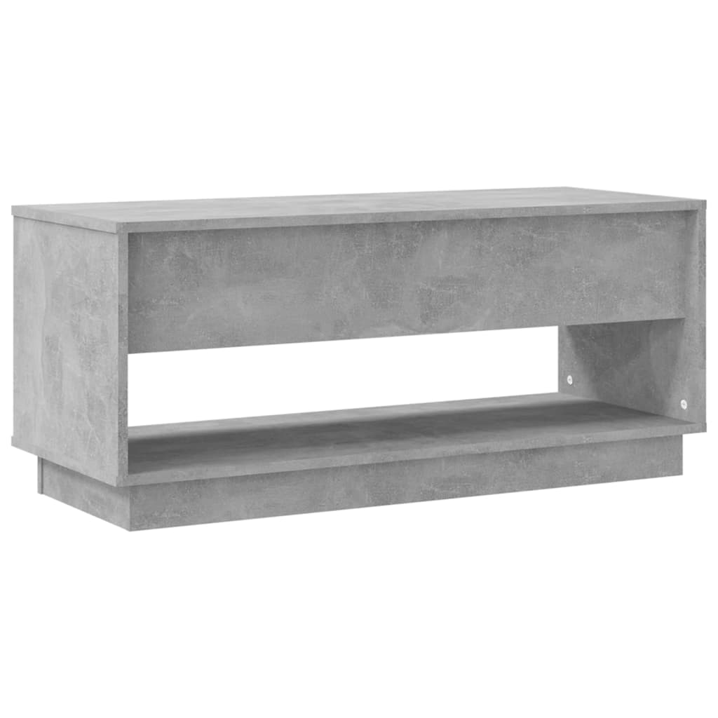 TV-Schrank Betongrau 102x41x44 cm Holzwerkstoff