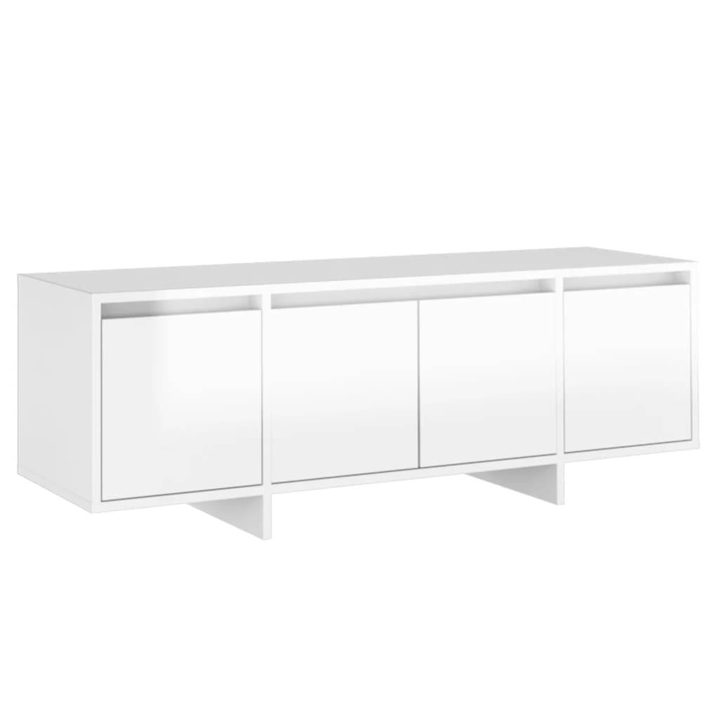 TV-Schrank Hochglanz-Weiß 120x30x40,5 cm Holzwerkstoff