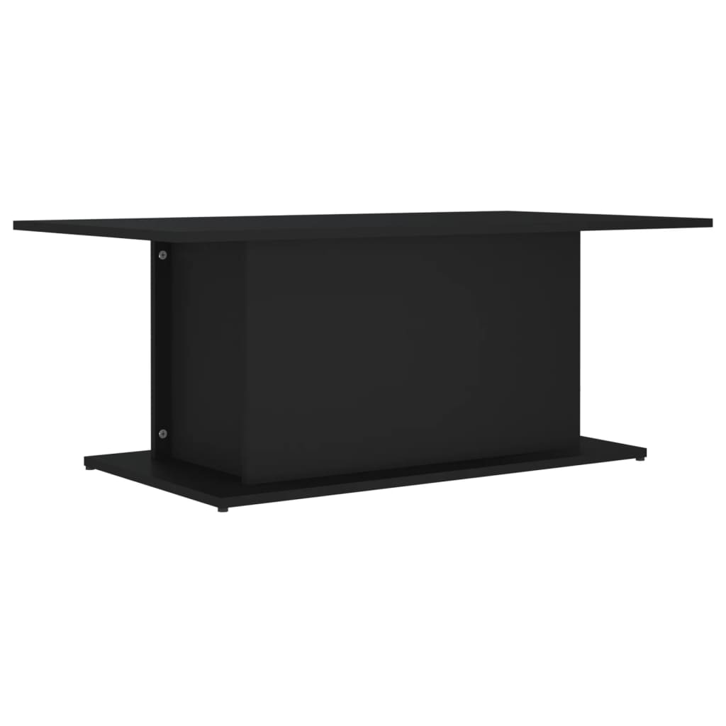 Couchtisch Schwarz 102x55,5x40 cm Holzwerkstoff