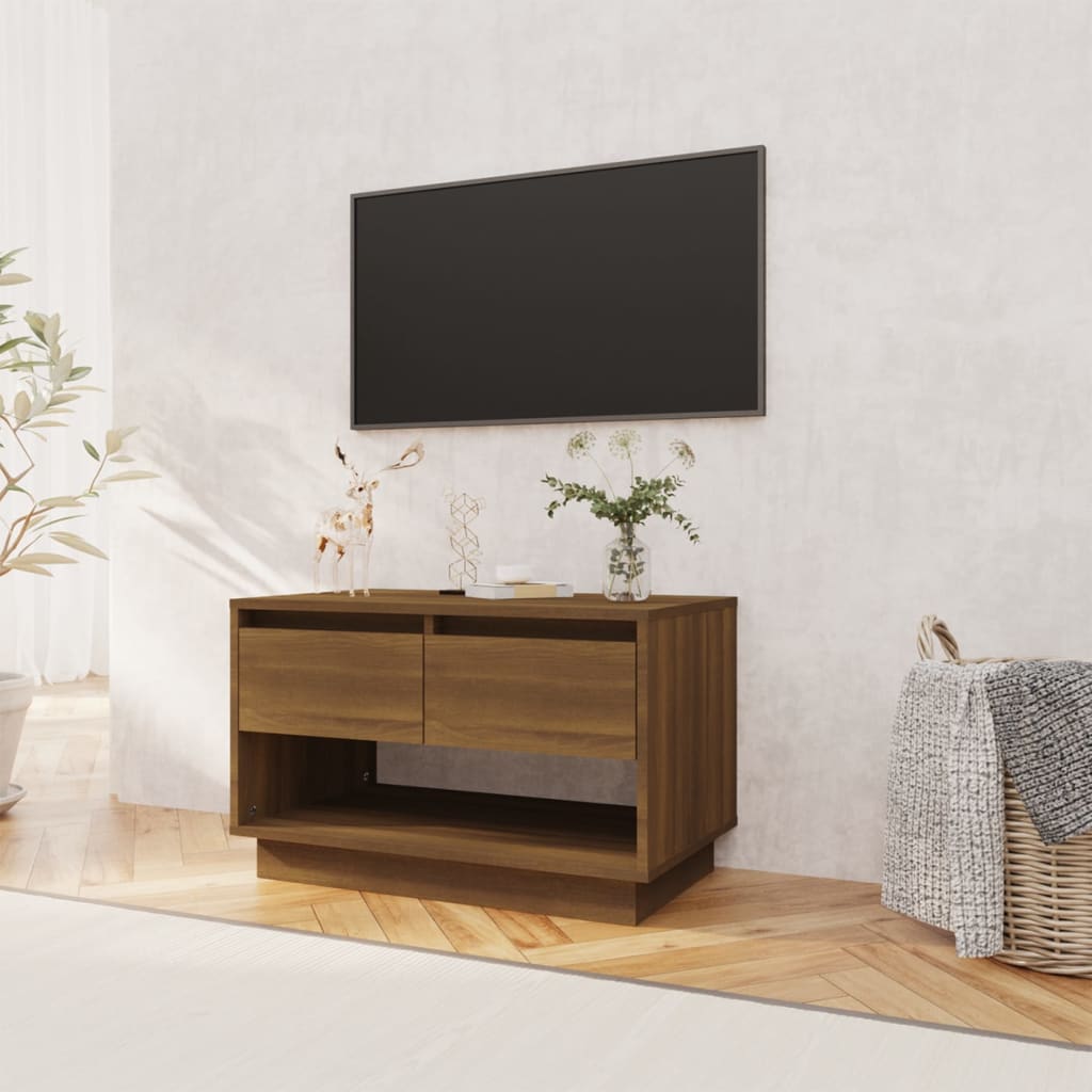 TV-Schrank Braun Eichen-Optik 70x41x44 cm Holzwerkstoff