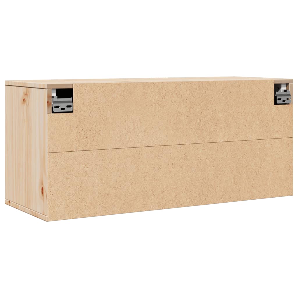 Wandschrank 80x30x35 cm Massivholz Kiefer