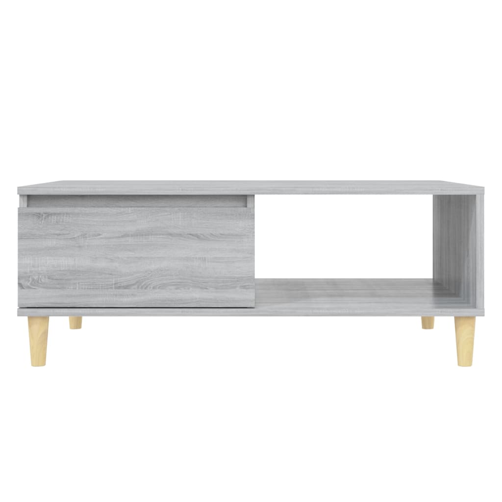 Couchtisch Grau Sonoma 90x60x35 cm Holzwerkstoff