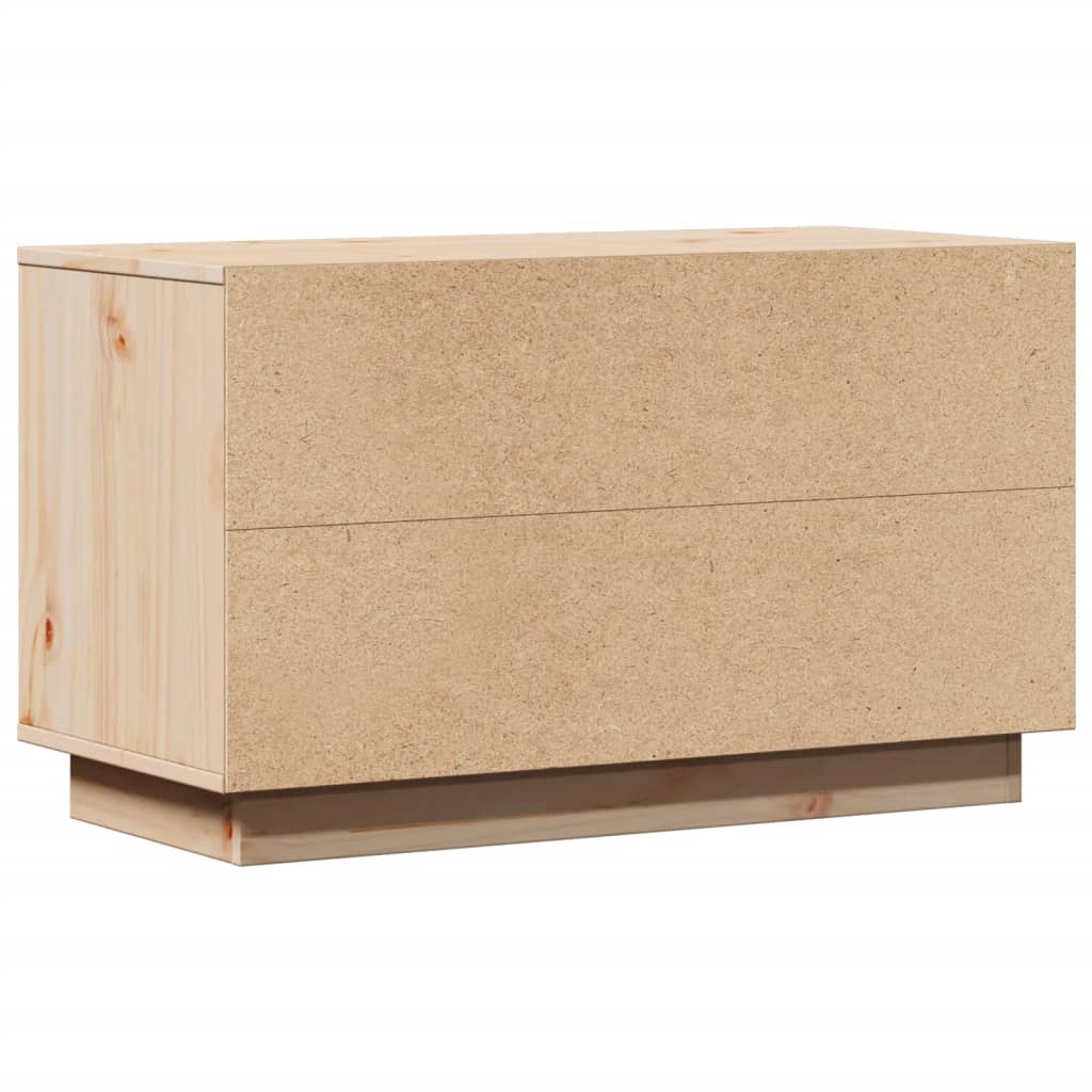 TV-Schrank 74x35x44 cm Massivholz Kiefer