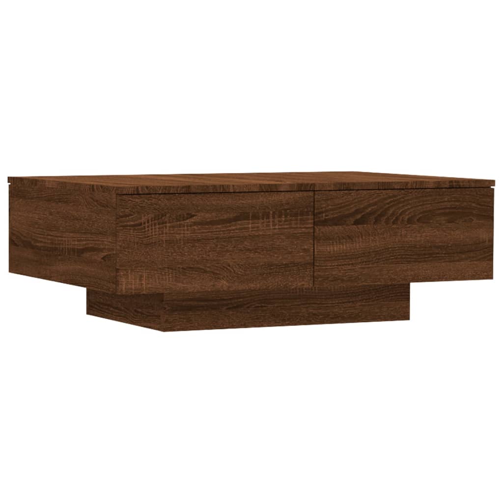 Couchtisch Braun Eichen-Optik 90x60x31 cm Holzwerkstoff