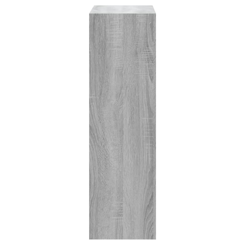 Schuhschrank Grau Sonoma 63x24x81 cm Holzwerkstoff