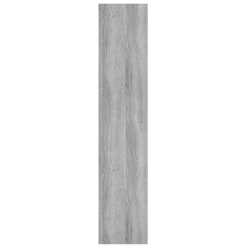 Wandregal Grau Sonoma 90x16x78 cm Holzwerkstoff