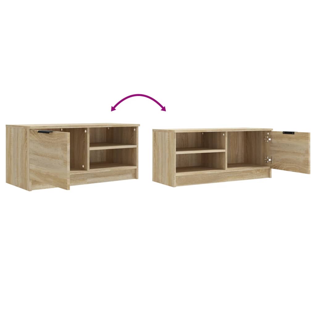 TV-Schrank Sonoma-Eiche 80x35x36,5 cm Holzwerkstoff