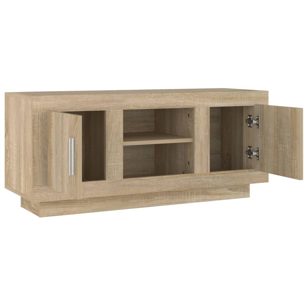 TV-Schrank Sonoma-Eiche 102x35x45 cm Holzwerkstoff