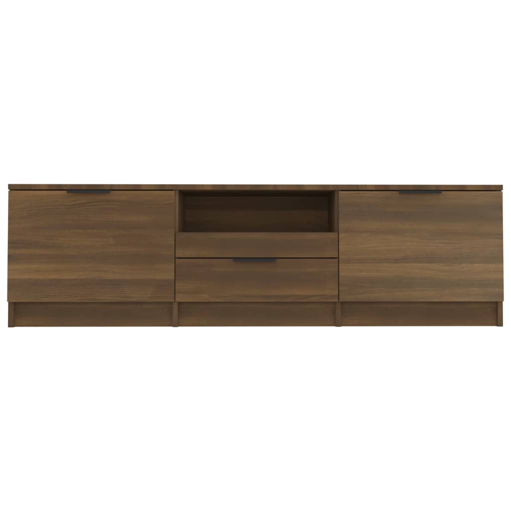 TV-Schrank Braun Eichen-Optik 140x35x40 cm Holzwerkstoff