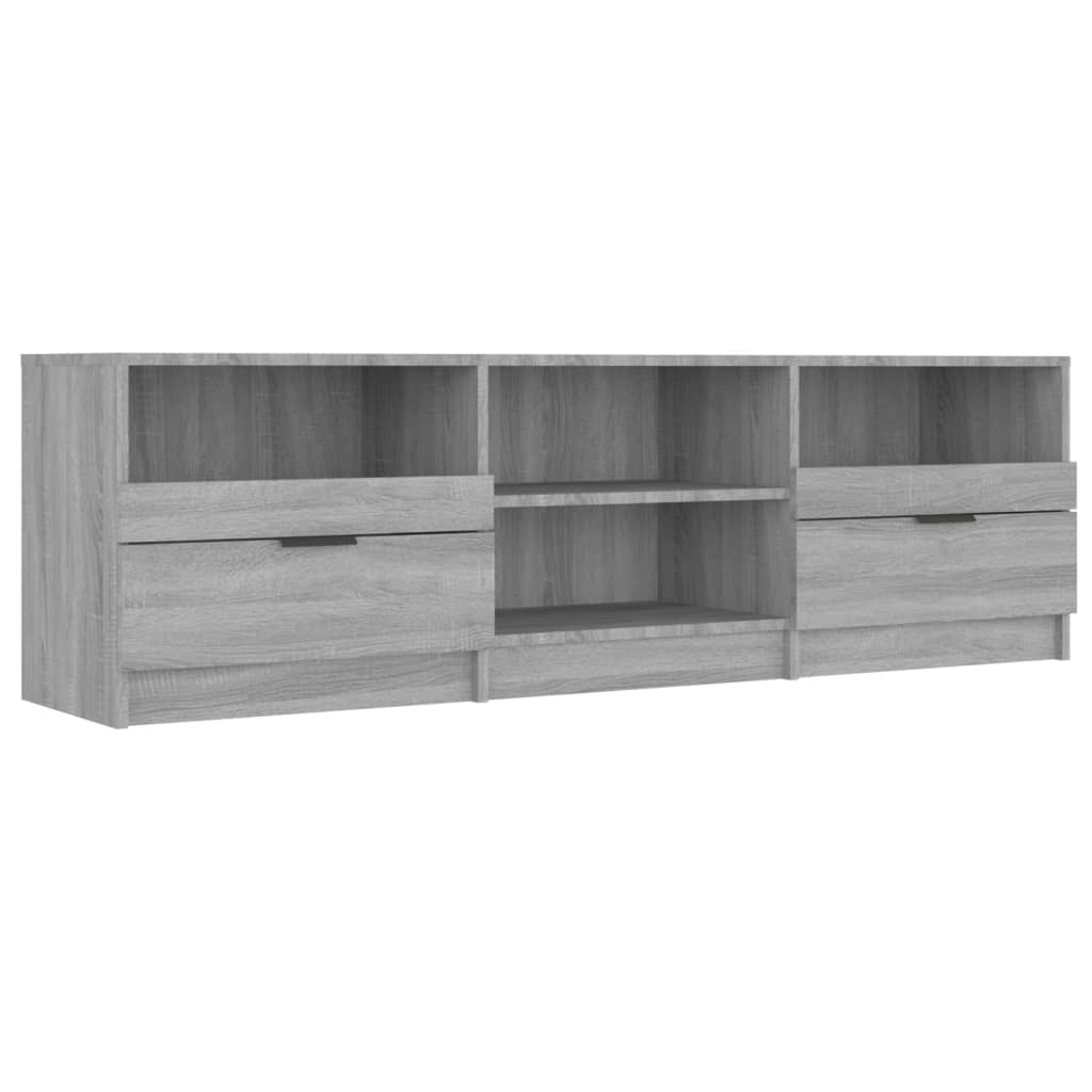 TV-Schrank Grau Sonoma 150x33,5x45 cm Holzwerkstoff