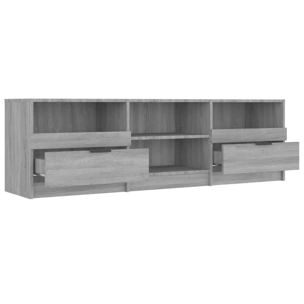 TV-Schrank Grau Sonoma 150x33,5x45 cm Holzwerkstoff