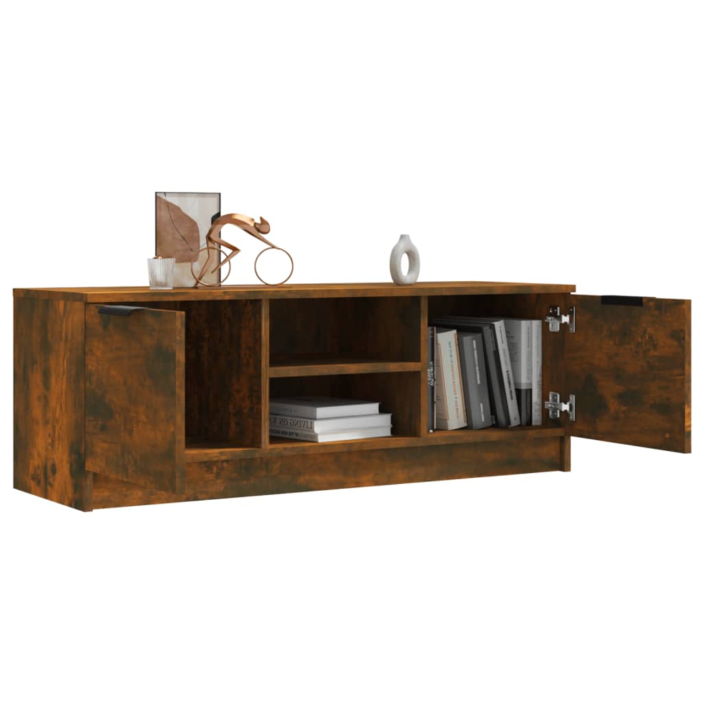 TV-Schrank Räuchereiche 102x35x36,5 cm Holzwerkstoff