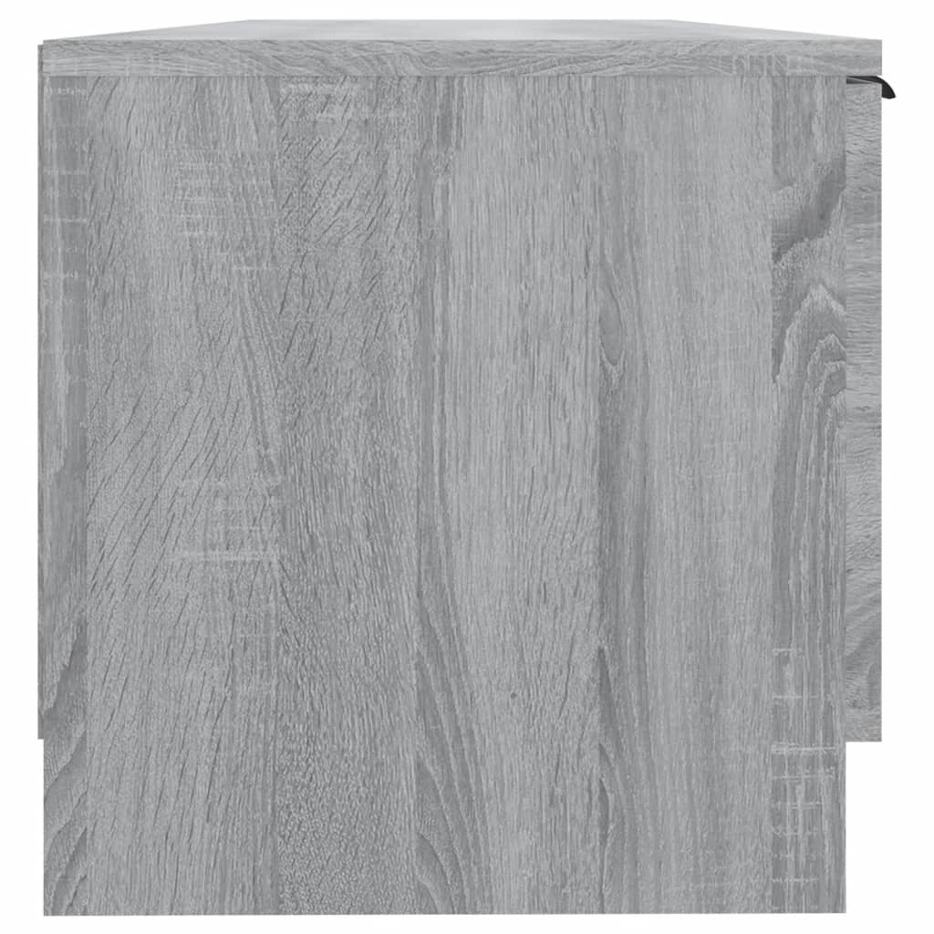 TV-Schrank Grau Sonoma 102x35x36,5 cm Holzwerkstoff