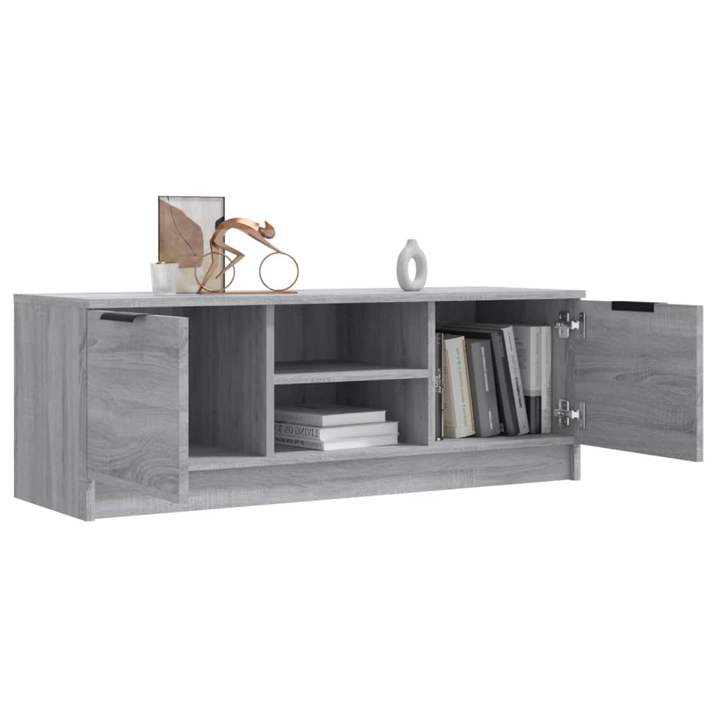 TV-Schrank Grau Sonoma 102x35x36,5 cm Holzwerkstoff