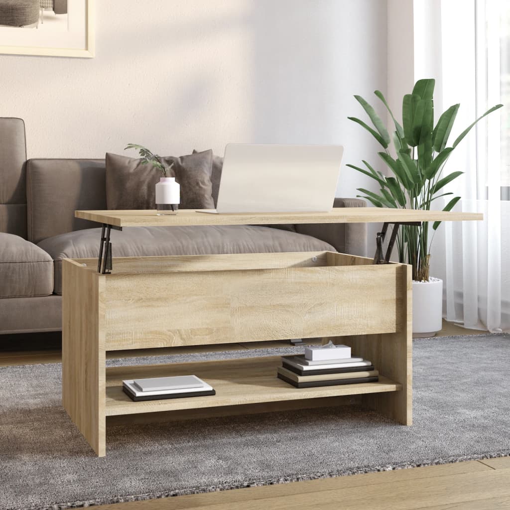 Couchtisch Sonoma-Eiche 80x50x40 cm Holzwerkstoff