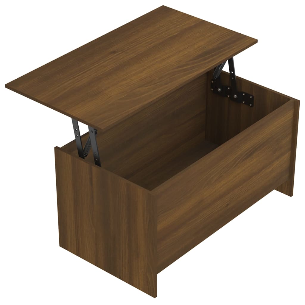 Couchtisch Braun Eichen-Optik 102x55,5x52,5 cm Holzwerkstoff