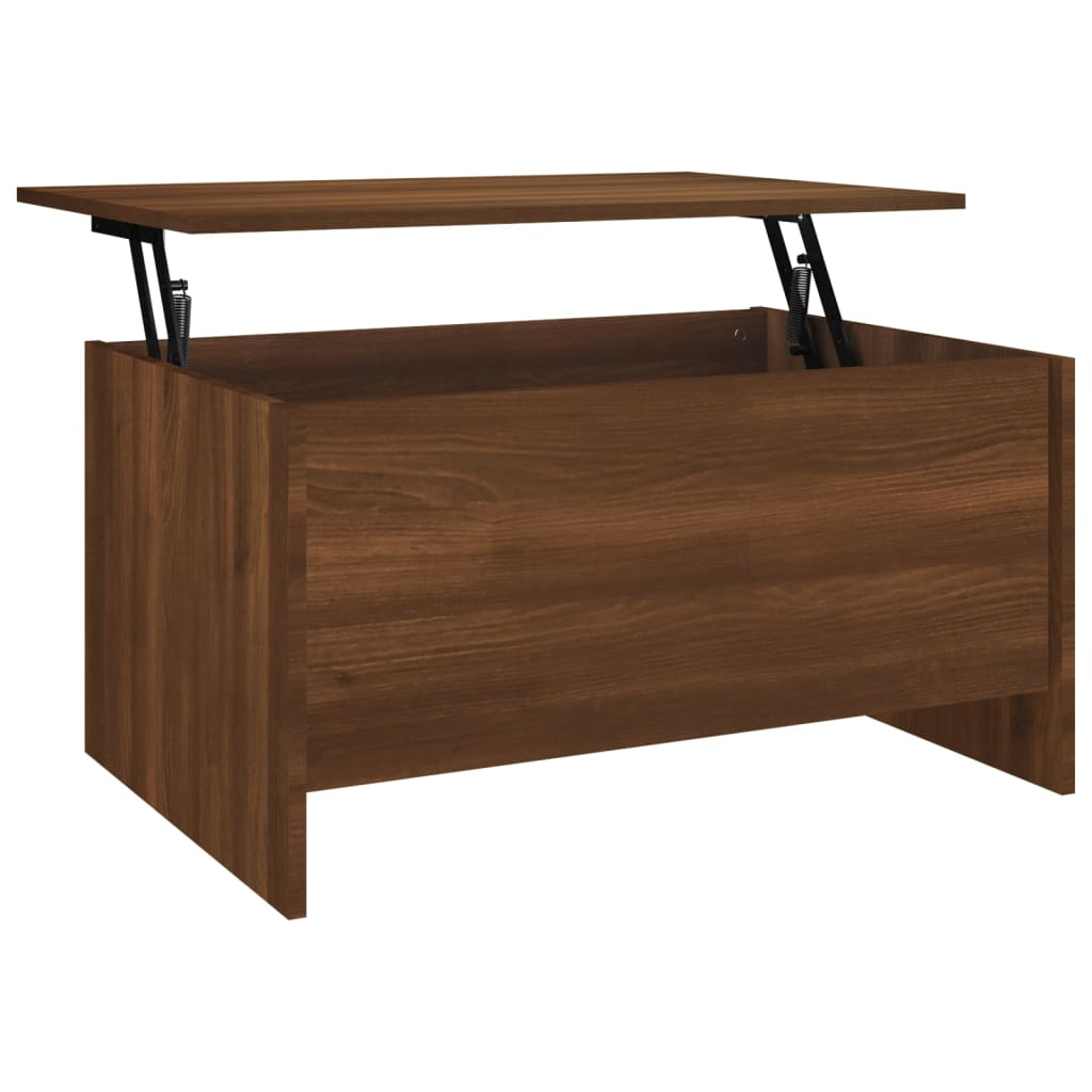 Couchtisch Braun Eichen-Optik 80x55,5x41,5 cm Holzwerkstoff