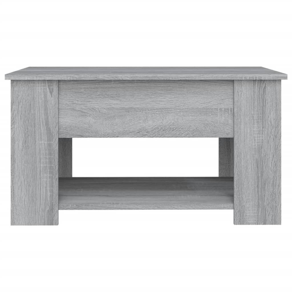 Couchtisch Grau Sonoma 79x49x41 cm Holzwerkstoff