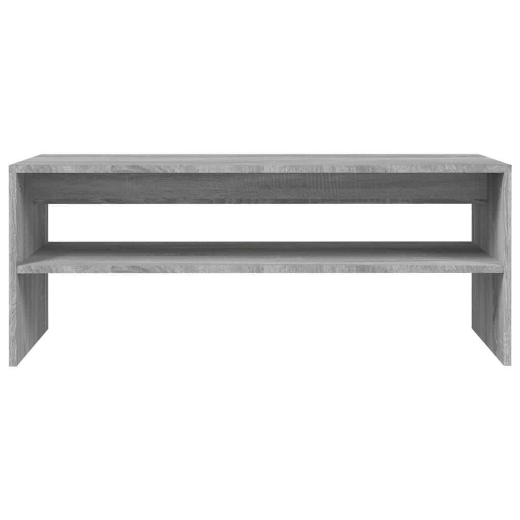 Couchtisch Grau Sonoma 100x40x40 cm Holzwerkstoff