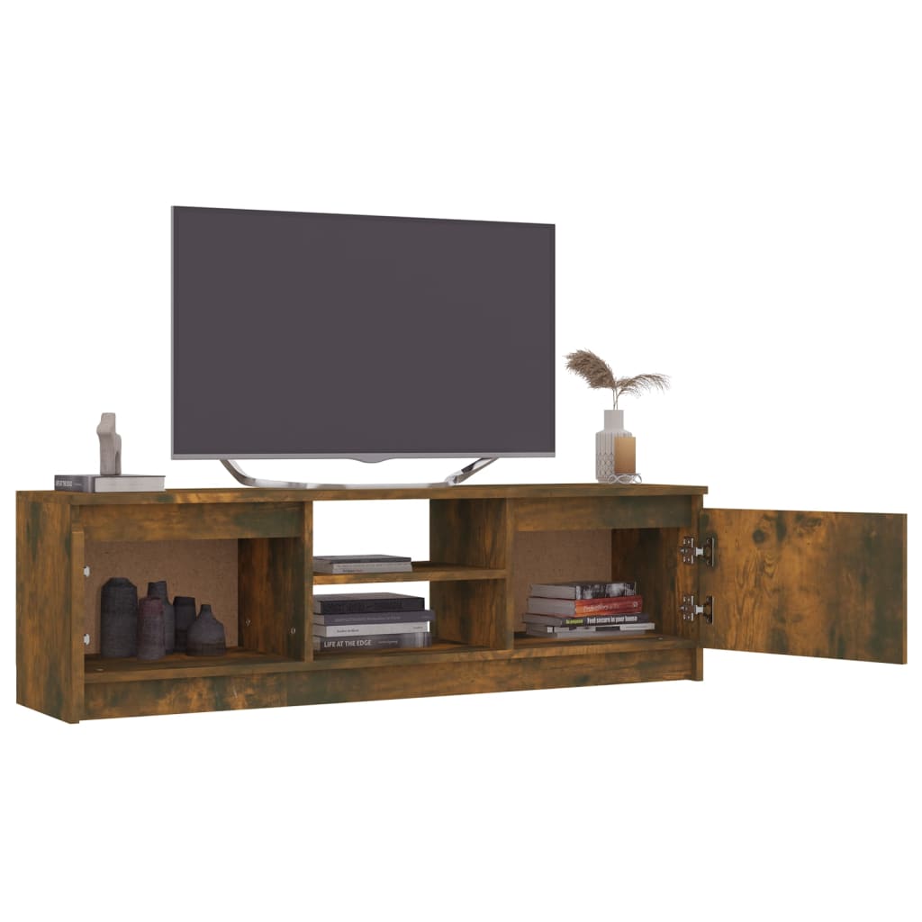 TV-Schrank Räuchereiche 120x30x35,5 cm Holzwerkstoff