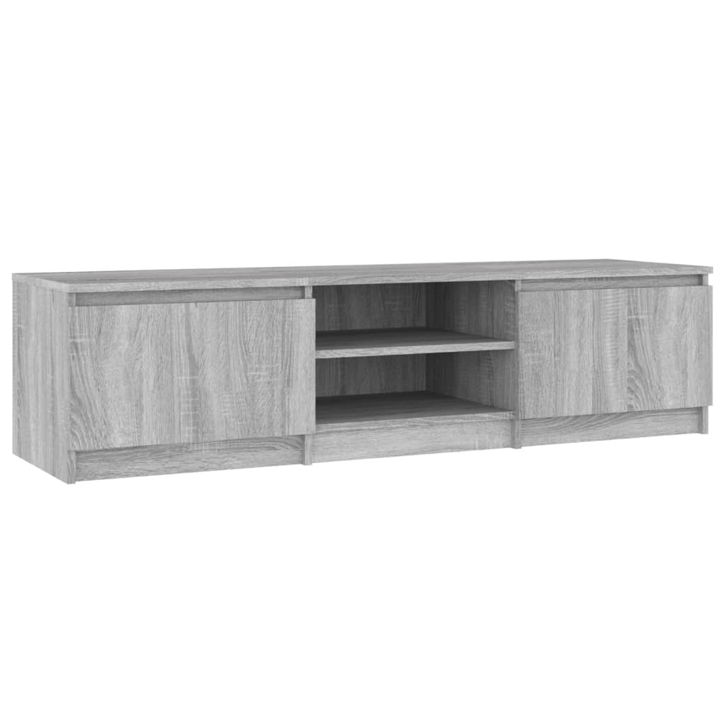 TV-Schrank Grau Sonoma 140x40x35,5 cm Holzwerkstoff