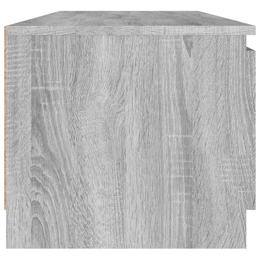 TV-Schrank Grau Sonoma 140x40x35,5 cm Holzwerkstoff