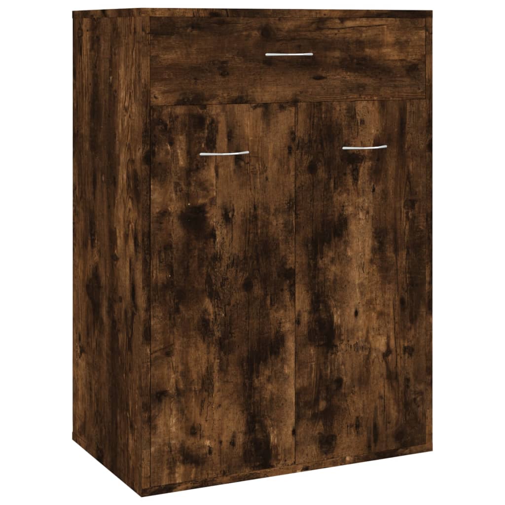 Schuhschrank Räuchereiche 60x35x84 cm Holzwerkstoff