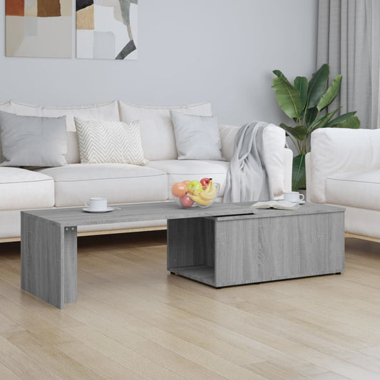 Couchtisch Grau Sonoma 150x50x35 cm Holzwerkstoff